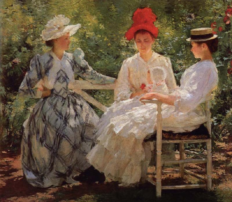 In a Garden, Edmund Charles Tarbell